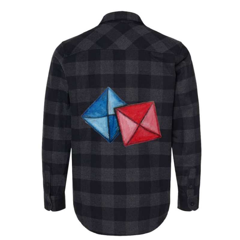 Trending Blue Red Paper Squares Game - Train Station Salesman Korean S Flannel Shirt by Sizemore Adame | Artistshot