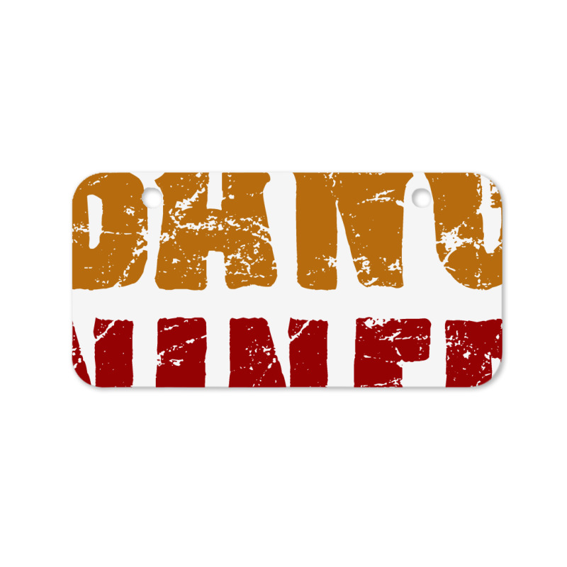 Bang Bang Niner Gang Football Bicycle License Plate | Artistshot