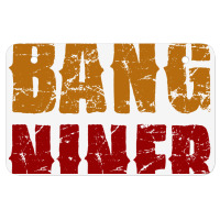 Bang Bang Niner Gang Football Atv License Plate | Artistshot