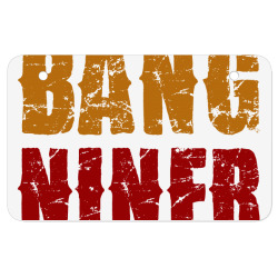 BANG BANG NINER GANG FOOTBALL ATV License Plate | Artistshot