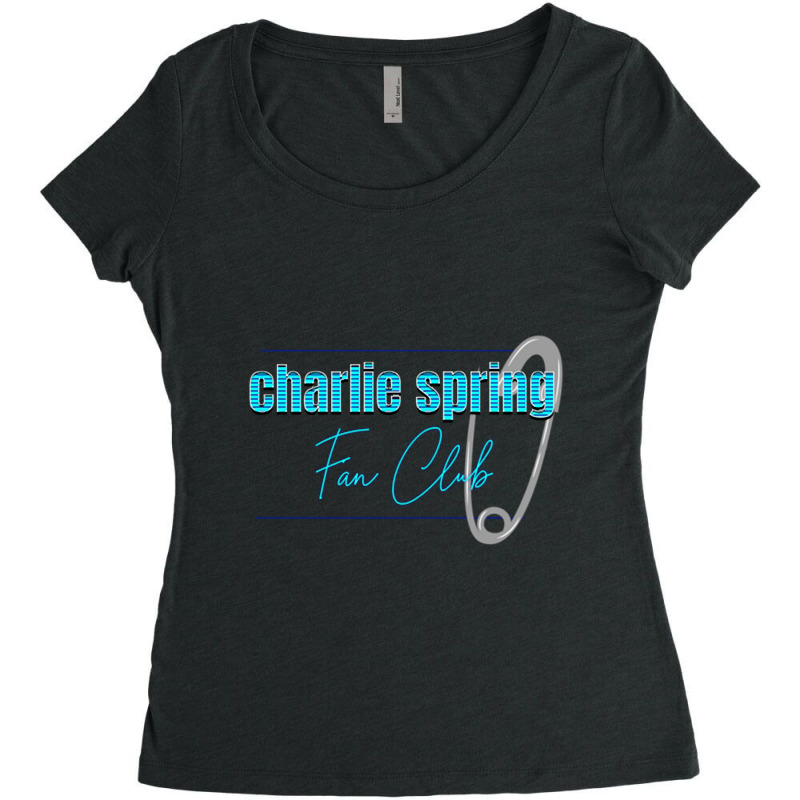 Limited Edition Heartstopper  Charlie Spring Fan Club-rsz6h Women's Triblend Scoop T-shirt by Sierra Dennis | Artistshot