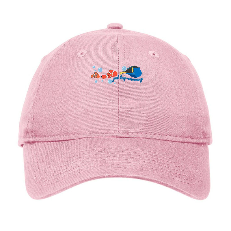 Finding Nemo Just Keep Swimming Finding Nemo Adjustable Cap | Artistshot