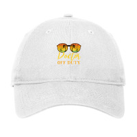 Doctor Off Duty Funny Work Summer Vacation Camping Camp Adjustable Cap | Artistshot