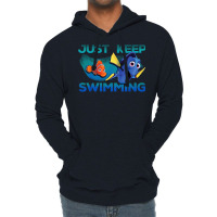 Finding Nemo Just Keep Swimming Funny Nemo And Dory Unisex Tee Adult T Lightweight Hoodie | Artistshot