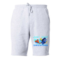 Finding Nemo Just Keep Swimming Funny Nemo And Dory Unisex Tee Adult T Fleece Short | Artistshot