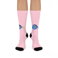 Finding Nemo Just Keep Swimming Sticker Crew Socks | Artistshot