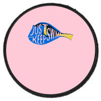 Finding Nemo Just Keep Swimming Sticker Round Patch | Artistshot