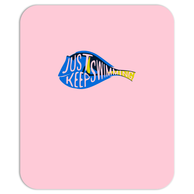 Finding Nemo Just Keep Swimming Sticker Mousepad | Artistshot