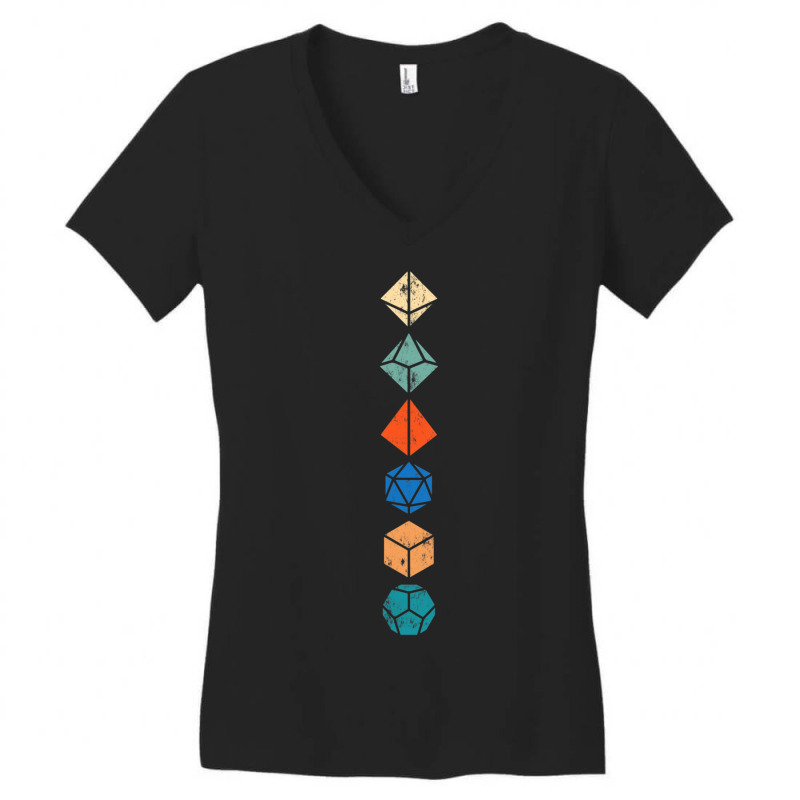 Hot Trend Rpg Fantasy Dm Funny Roleplaying D20 Dice Women's V-Neck T-Shirt by bummercaught | Artistshot