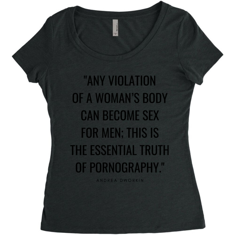 Any Violation Of A Woman’s Body Can Become Sex For Men_ This Is The  Women's Triblend Scoop T-shirt by KEYAMONTEPICKINGS | Artistshot