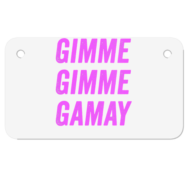 Womens Gamay Noir Gimme Gimme Gamay Cru Beaujolais Wine Collector Vnec Motorcycle License Plate | Artistshot