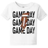 Womens Game Day Football Tee Women American Football Sport Cute Top Baby Tee | Artistshot