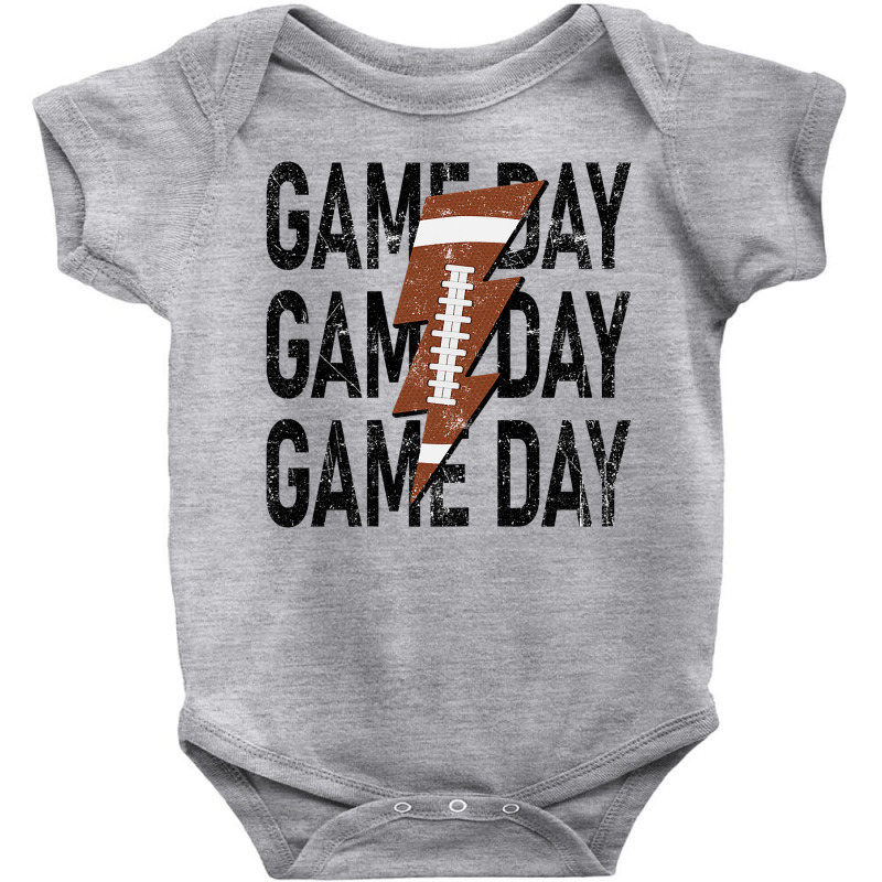 Womens Game Day Football Tee Women American Football Sport Cute Top Baby Bodysuit | Artistshot