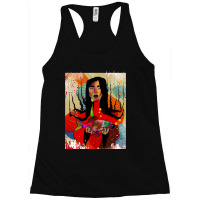 Limited Edition Lady Holding A Fish Racerback Tank | Artistshot