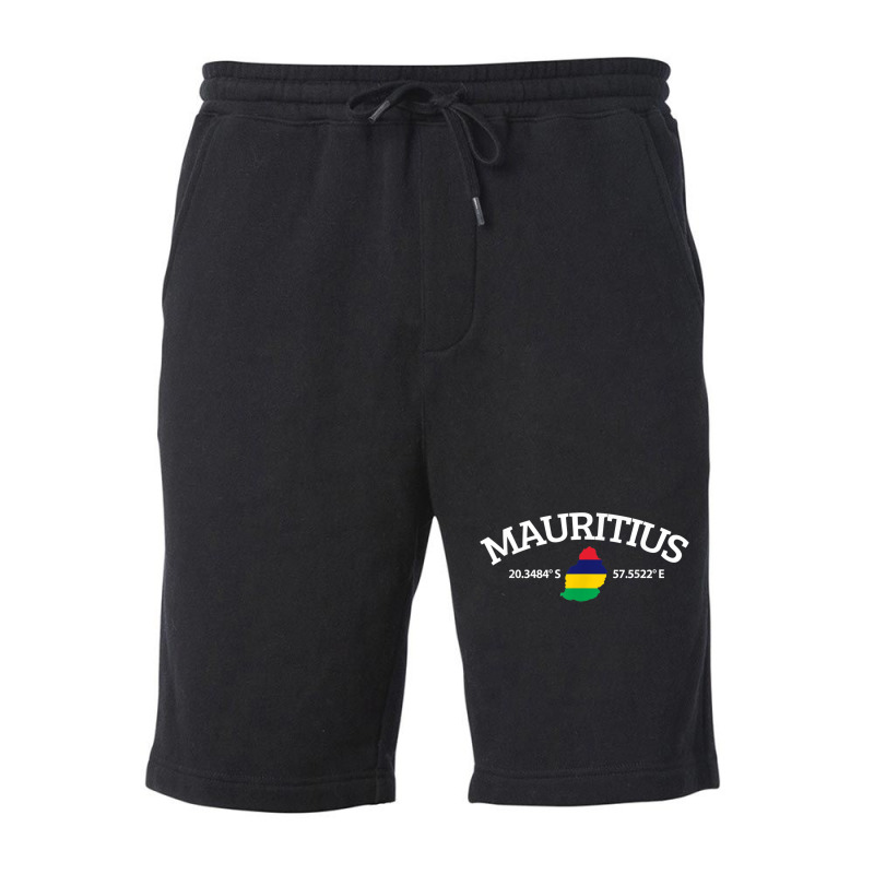 Mauritius Flag Lover T Shirt Fleece Short by tousey | Artistshot