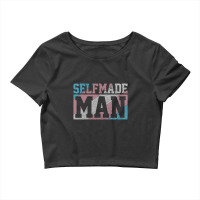 Trending Mens Selfmade Man Trans Pride Flag Transgender Funny Lgbtq Crop Top | Artistshot