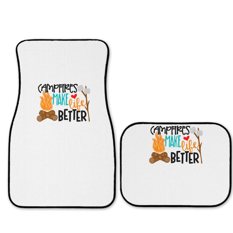 Campfires Make Life Better Camping Lover Smores Adventure Full Set Car Mats | Artistshot