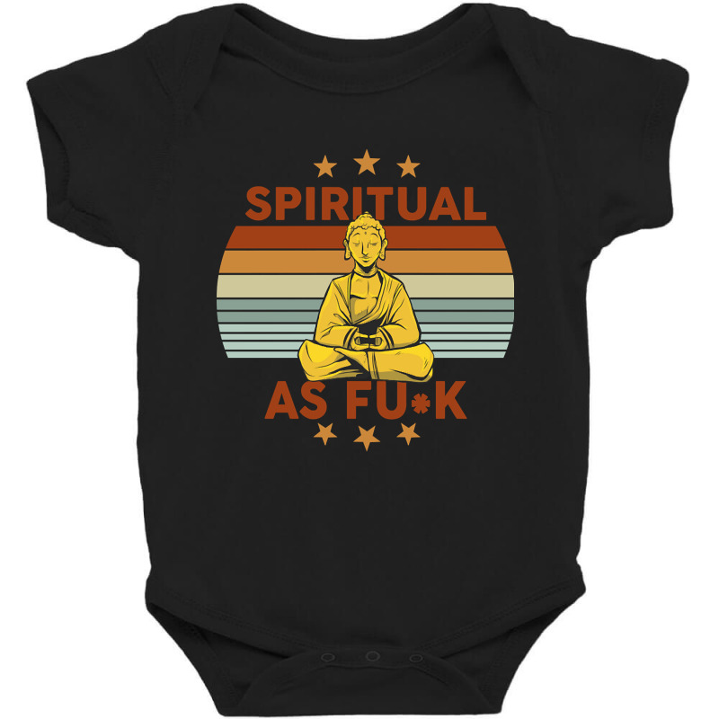 Hot Trend Yoga Spiritual And Mindful Find Inner Peace-g0o5m Baby Bodysuit by greggjvandervor | Artistshot