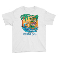 Panama City Florida Vacation Surfing Beach Trip Tiki Man Tank Top Youth Tee | Artistshot