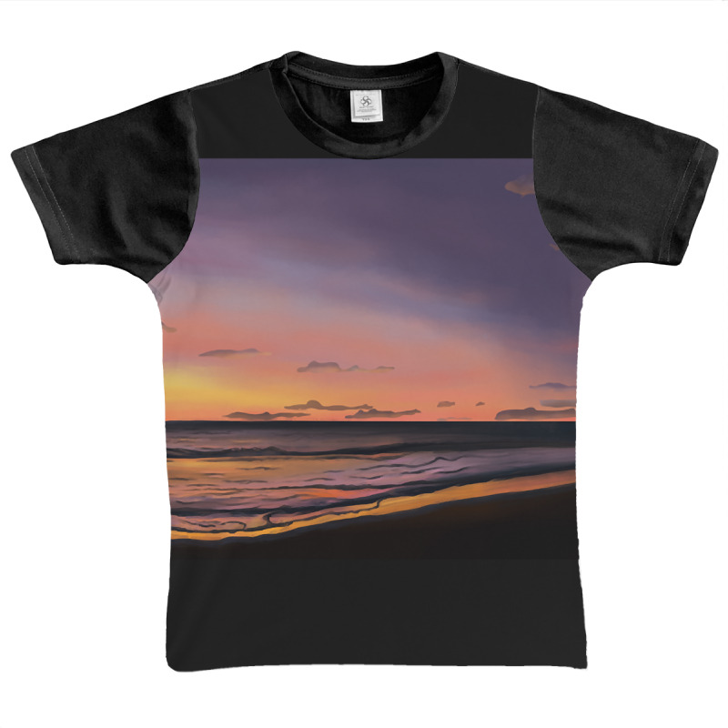 Hot Trend Sunset On The Beach Graphic Youth T-shirt by poppyallen | Artistshot