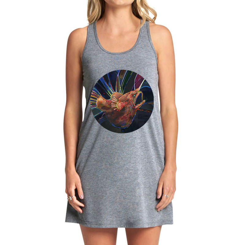 Limited Edition Fanfin Seadevil Painting - 2012 Tank Dress by Rios Arevalo | Artistshot