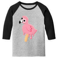 Trending Flamingo Melting Pop Merchandise Youth 3/4 Sleeve | Artistshot