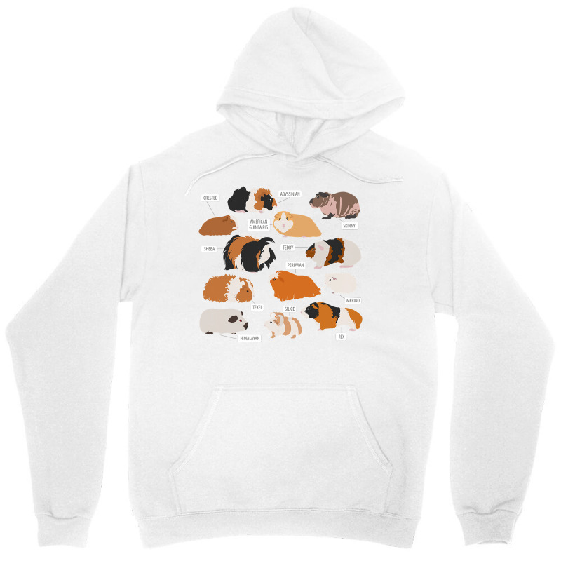 Guinea Pig Breeds   Costume Clothing Accessories Unisex Hoodie | Artistshot