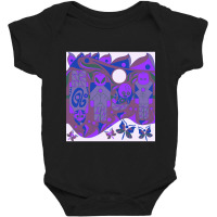 Hot Trend Brick Mandala Pattern From Alien Space Ecopop Baby Bodysuit | Artistshot