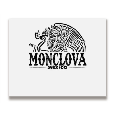 Monclova Mexico Eagle Retro Vintage Distressed T Shirt Metal Print ...