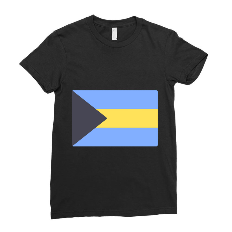 Limited Edition Flag Of Bahamas Ladies Fitted T-Shirt by Rios Arevalo | Artistshot