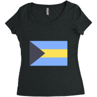 Limited Edition Flag Of Bahamas Women's Triblend Scoop T-shirt | Artistshot