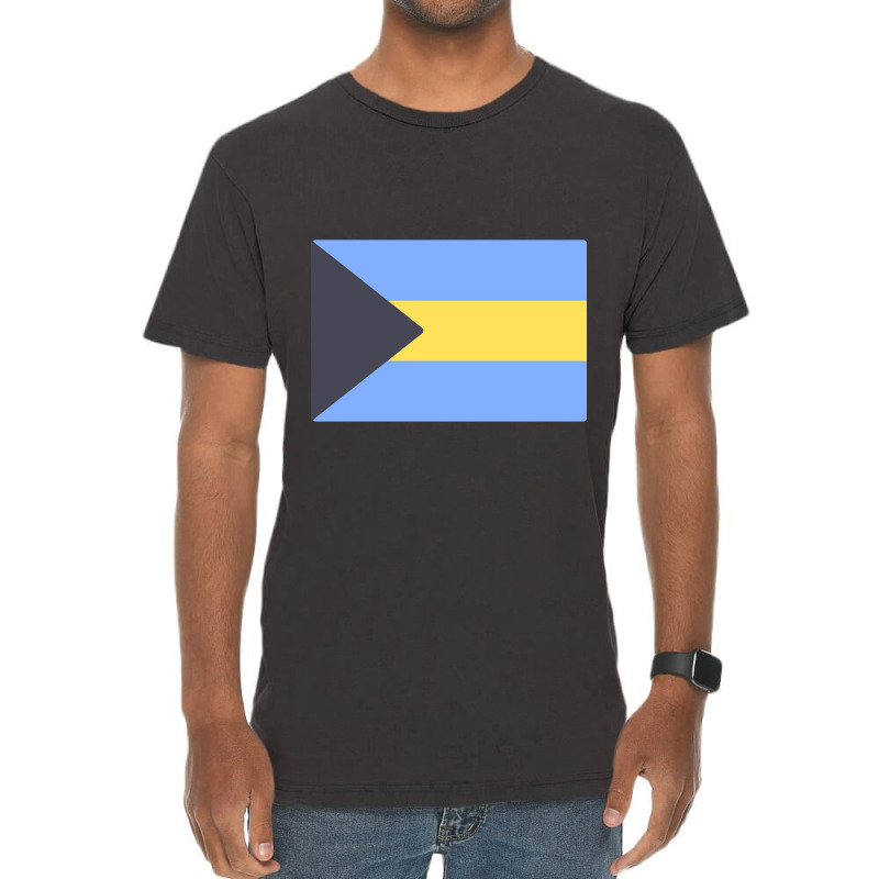 Limited Edition Flag Of Bahamas Vintage T-Shirt by Rios Arevalo | Artistshot