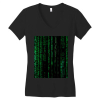 Limited Edition Digital Coding Women's V-neck T-shirt | Artistshot