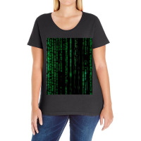 Limited Edition Digital Coding Ladies Curvy T-shirt | Artistshot