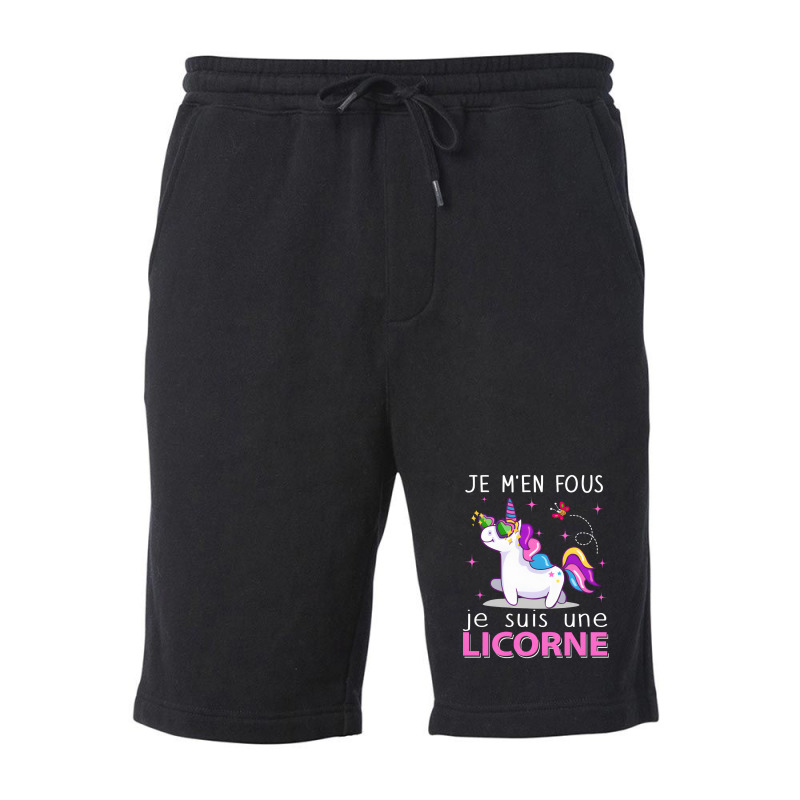 Trending Je Suis Une Licorne Fleece Short | Artistshot