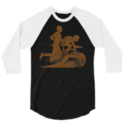 sports lover triathlete swim bike run gift idea triathlon t shirt 3/4 Sleeve Shirt | Artistshot