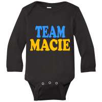 Limited Edition Team Macie Long Sleeve Baby Bodysuit | Artistshot