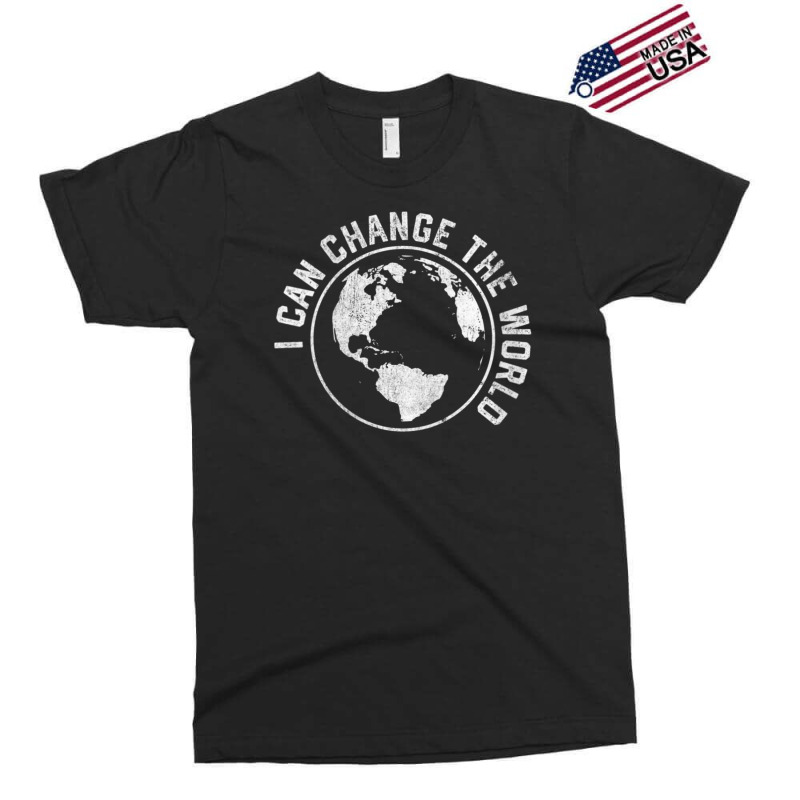 Womens I Can Change The World Earth Day And Peace V-neck Exclusive T-shirt by rastyrocl | Artistshot