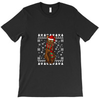 Havana Brown Cat Santa Hat Xmas Ugly T-shirt | Artistshot