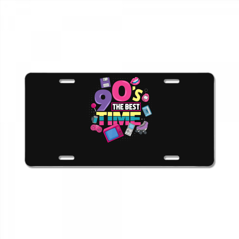 Hot Trend 90s Party Outfit 90's The Best Time Costume Vintage Retro License Plate | Artistshot