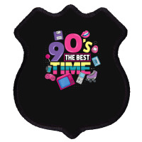 Hot Trend 90s Party Outfit 90's The Best Time Costume Vintage Retro Shield Patch | Artistshot