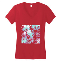 Hawaii  Hawaii Forest Pattern Women's V-neck T-shirt | Artistshot