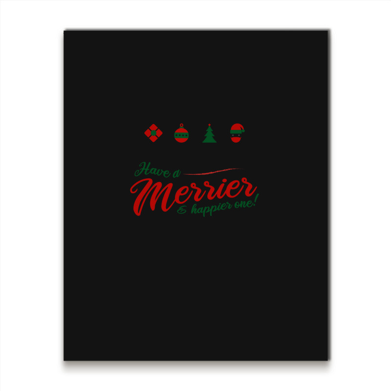 Have A Merrier & Happier One! - Funny Christmas Special T-shirt Christ Metal Print Vertical | Artistshot