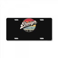 Hot Trend Retro Raleigh Nc Home City 70s Style Sunset License Plate | Artistshot