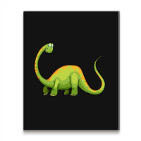 Hot Trend Baby Dinos For Learning Colors And Counting. One And Green Metal Print Vertical | Artistshot