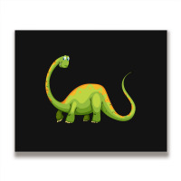 Hot Trend Baby Dinos For Learning Colors And Counting. One And Green Metal Print Horizontal | Artistshot