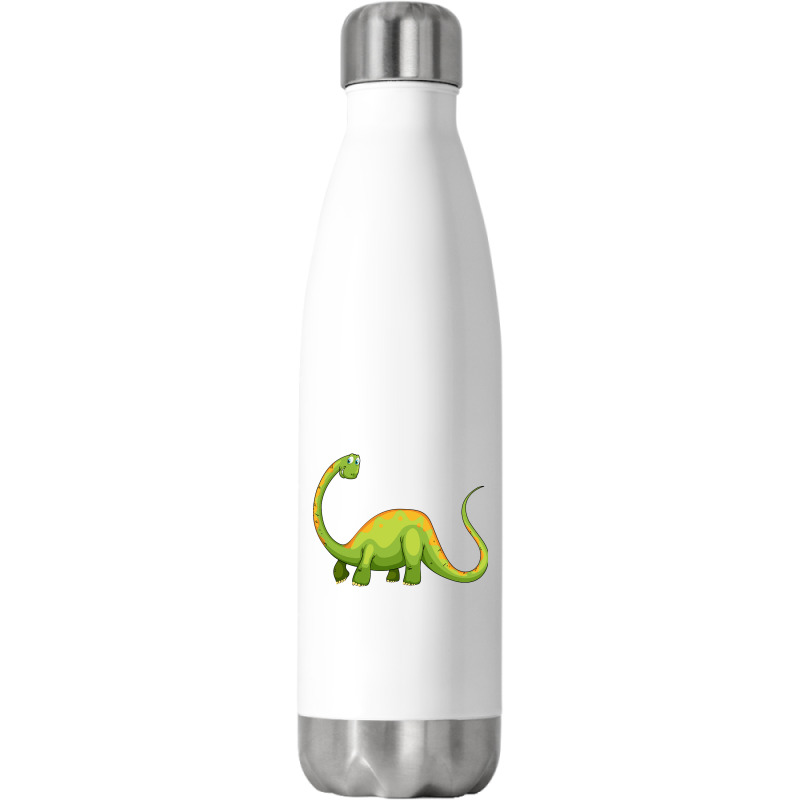 Hot Trend Baby Dinos For Learning Colors And Counting. One And Green Stainless Steel Water Bottle | Artistshot