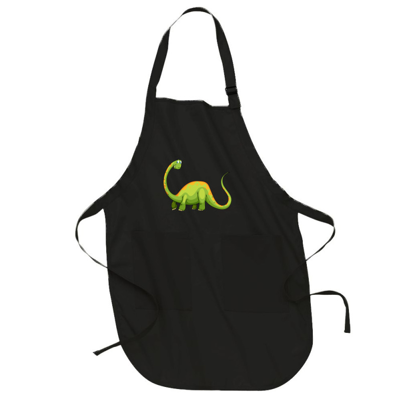 Hot Trend Baby Dinos For Learning Colors And Counting. One And Green Full-length Apron | Artistshot