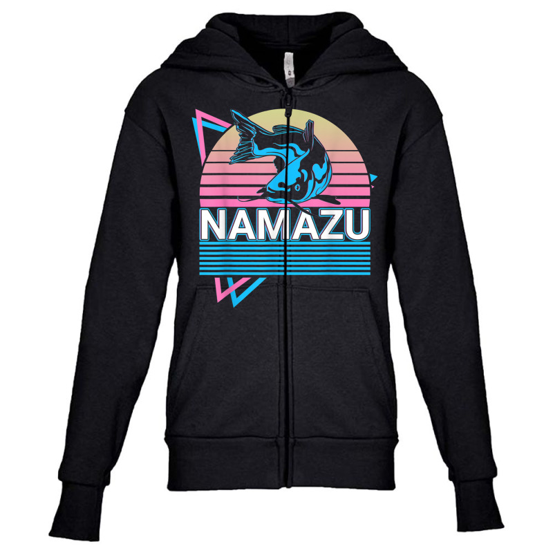 Namazu Catfish Japanese Mythology T Shirt Youth Zipper Hoodie by zaeske | Artistshot