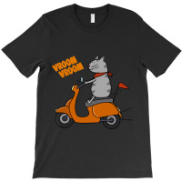 Trending Grey Cat On A Scooter T-shirt | Artistshot